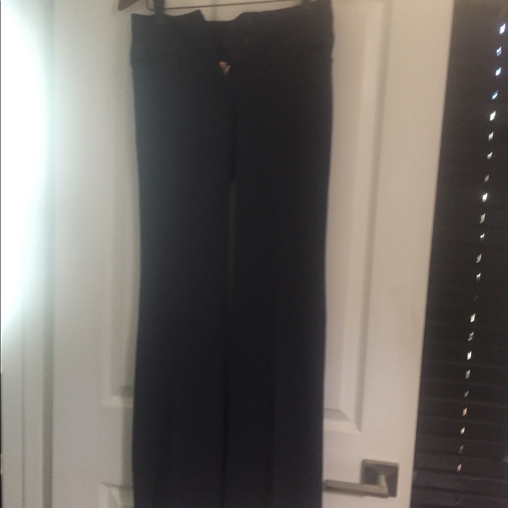 Express Editor Wide-Band pants -Sz 2R- Navy